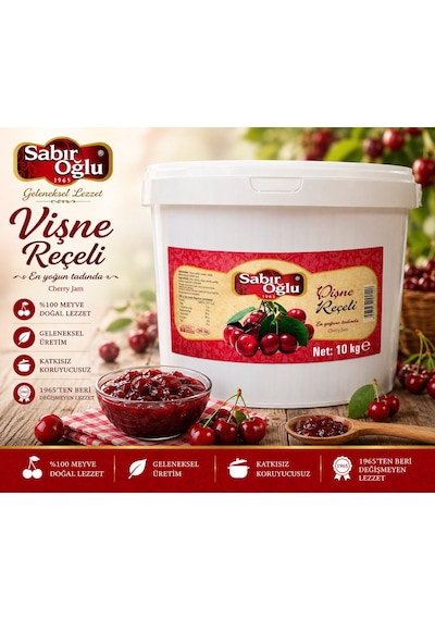 Sabıroğlu Vişne Reçeli 10 KG