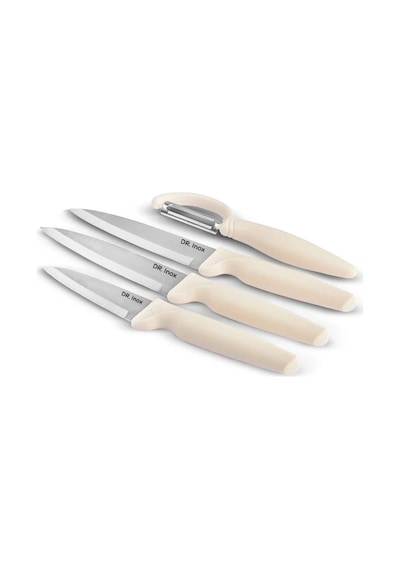 Dr. Inox 4 Parça Bıçak Seti Bej