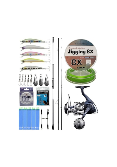 Yekoutdoor Surf Seti Shimano Kamış Beastmaster K Surf Tubular 4,50m 225g 3pc Low Rider Dps& Shimano Twin Power 8000 Sw C Pg Jig Olta Makinesi 1 Adet