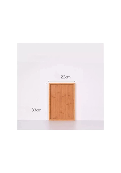 Hubrendy Tedarik Bambu Çok Amaçlı Düzenleyici Sunum Tepsisi 33 Cm X 22 Cm Royaleks-81287 Diğer