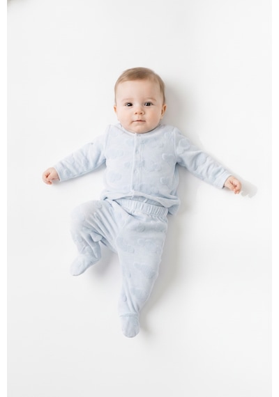 Tiffany Baby & Kids Puffy Cloudy Tasarımlı Patikli 2li Takım mavi