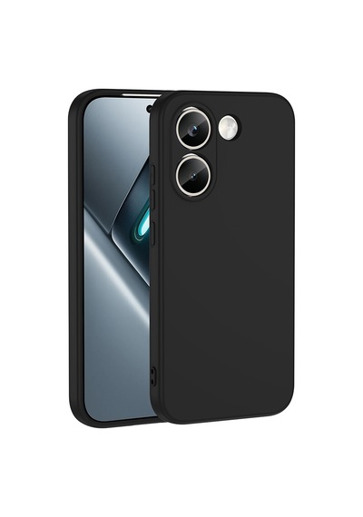 Teleplus Xiaomi Poco X8 Pro Kılıf Kamera Korumalı İçi Kadife Mara Lansman Silikon Siyah