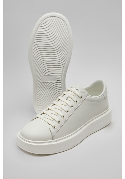 Lufian Gage Erkek Sneaker Ayakkabı Beyaz Beyaz 112230205100500 Beyaz