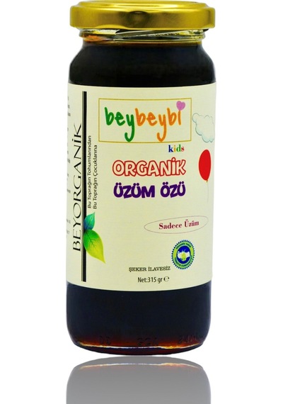 Beyorganik Organik Kids Üzüm Özü %100 Üzüm Soğuk Pres 315 ML
