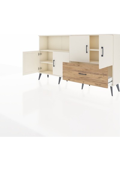 Arges Konsol 4 Raflı Tek Çekmeceli 4 Kapaklı 176x30x99 Aytaşı-ayt Aytaşı-aytaşı/çam Arges Konsol 4 Raflı Tek Çekmeceli 4 Kapaklı 176x30x99 Aytaşı-ayt Aytaşı-aytaşı/çam