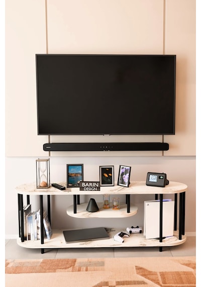 Modern Tv Ünitesi Ahşap Raflı 2 Katlı Televizyon Sehpası Minimalist,dayanıklı, Fonksiyonel Tv Standı Beyaz Mermer Modern Tv Ünitesi Ahşap Raflı 2 Katlı Televizyon Sehpası Minimalist,dayanıklı, Fonksiyonel Tv Standı Beyaz Mermer
