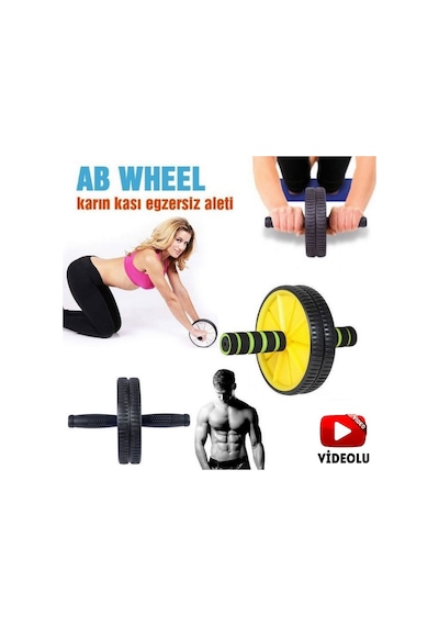Tekerlekli Vücut Egzersiz Spor Aleti Ab Wheel
