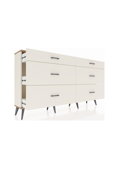 Arges Konsol 6 Çekmeceli 176x30x99 Aytaşı-çam/aytaşı Aytaşı-çam/aytaşı