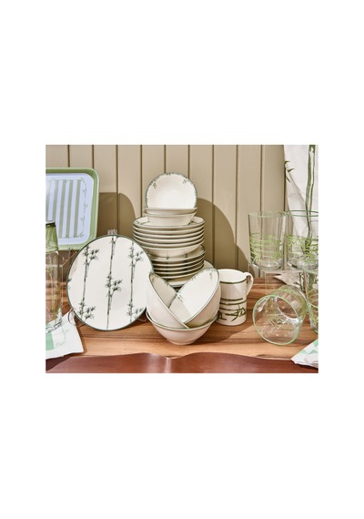 Kitchen Blad 24 Parça Yemek Takımı - Renkli