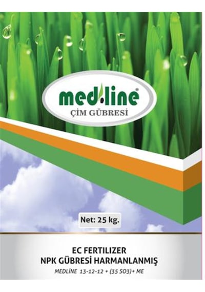 Çim Gübresi Medline 13+12+12+ 35 So3 + Me 25KG