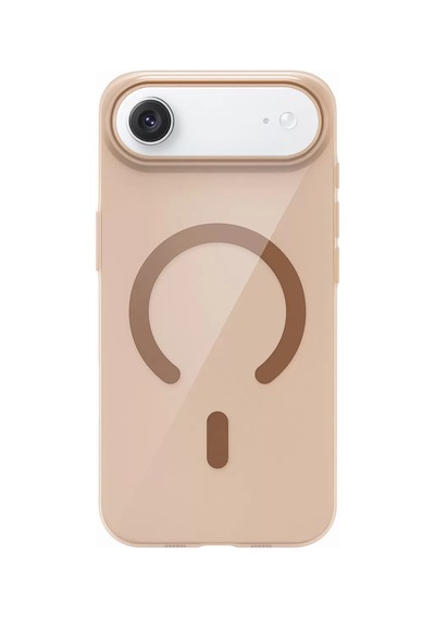 Joko Apple iPhone Uyumlu  17 Air Uyumlu Pc Blank Magsafe Kapak - Çöl Titanyum