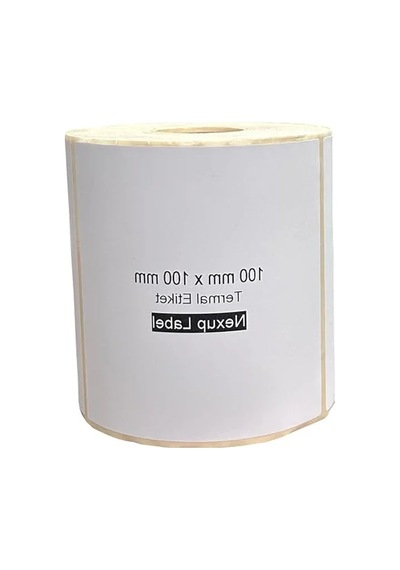 Termal Etiket, Barkod Ve Adres Yazımı İçin 100x100 Mm Boyutunda 124-Pembe