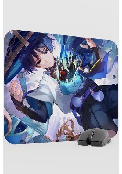 Wanderer Genshin Impact Anime Gacha V3 - 48x40 Xl Gaming Mouse Pad Fare Altlığı