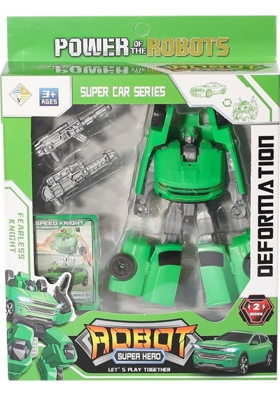 Hy-8877 Ddönüşebilen Kartlı Robot Araba -birliktoys