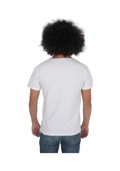 Cnt Erkek 3'lü Slim Fit Bisiklet Yaka Kısa Kollu Tişört Beyaz Beyaz