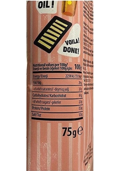 Long Chips Yengeç Aromalı Patates Cipsi 75 G 2 Adet