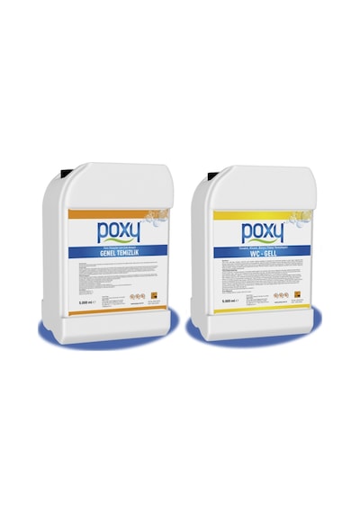 Poxy Wc Gell 5 L + Genel Temizlik 5 L