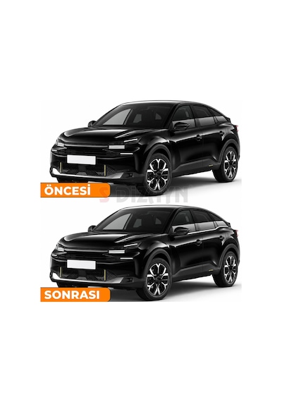 S-dizayn Citroen C4 Krom Cam Çıtası 6 Prç. 2021 Üzeri A+ Kalite