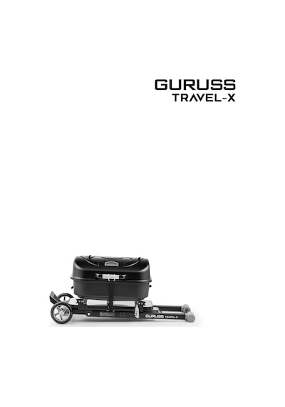 Guruss Travel-x Taşınabilir Mangal Siyah Model:grs40
