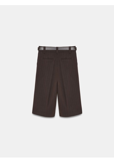 Dilvin 73235 Kemerli Bermuda Kahve