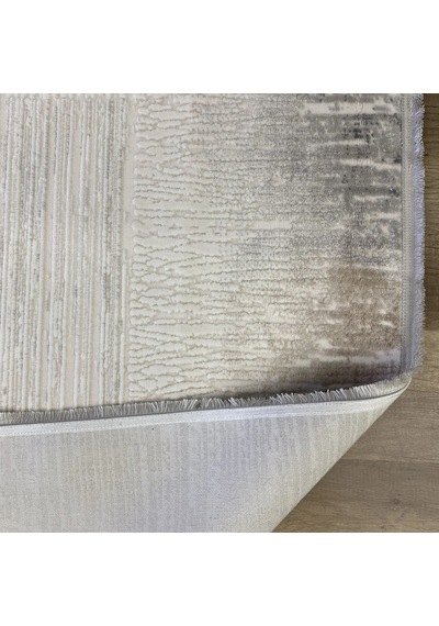 Hoom Rugs Sembol 2905 Gri Bej Akrilik Dayanıklı Makine Halısı Gri Bej Krem
