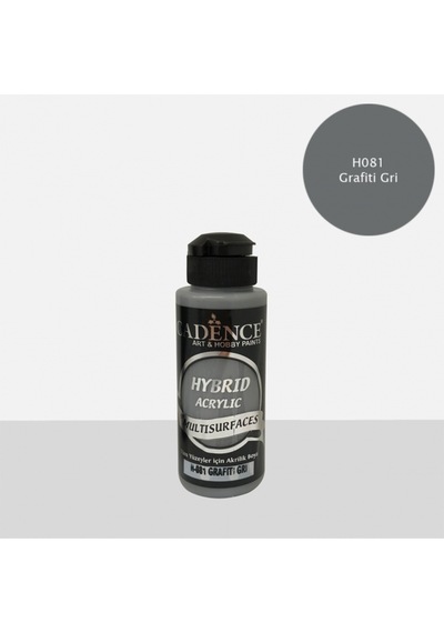 H-081 Grafıty Gri 120 Ml Multısurface Hybrıd Akr. Karışık, Çok Renkli