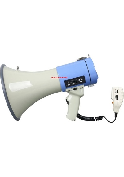 Profesyonel Büyük Boy El Megafon Şarj Ünite-mayk-bluetooth-usb-sd-siren-ses Kayıt Ve Tekrar Etme
