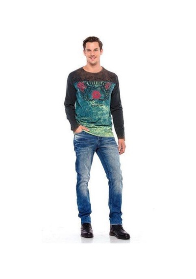 Cipo & Baxx Cl351 Mix Renkli Sweatshirt 001