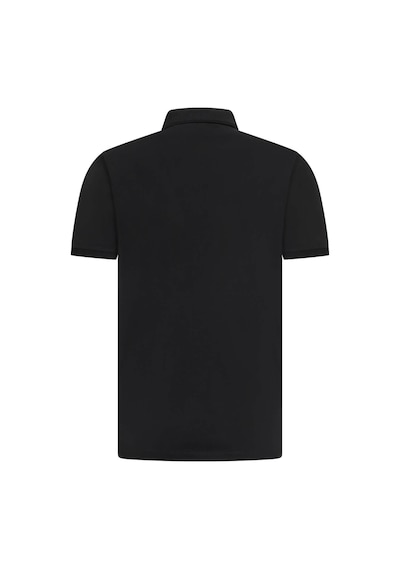 Hatemoğlu Siyah Regular Fit Polo Yaka Pamuklu Tişört