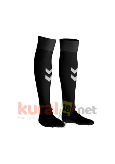 Hummel Hummle Tff Hakem Maç Çorabı Siyah Siyah