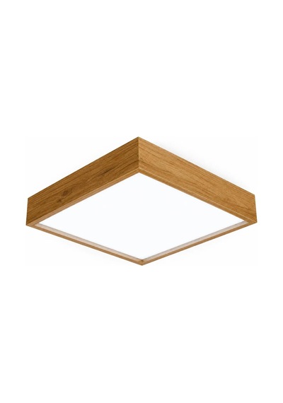 Atlantik Çam Ahşap Çerçeveli Led Panel Aydınlatma Enerji Tasarruflu Avize 60x60 Cm 6500k Beyaz Işık Diğer