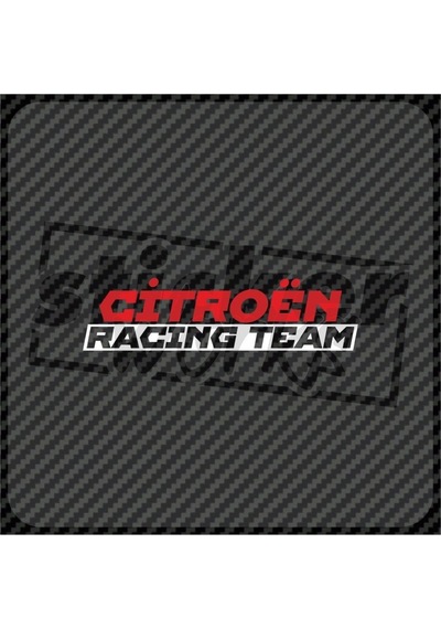 Ön Cam Citroen Racing Team Sticker