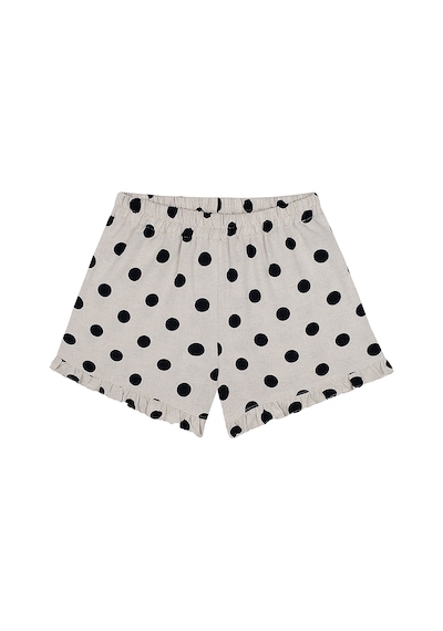 Denokids Lacivert Fırfırlı Bluz Şort Set