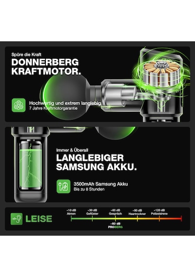 Donnerberg Proberg Masaj Tabancası Kas Gevşemesi İçin Güçlü