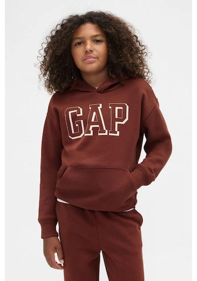 Gap Logo Relaxed Erkek Çocuk Kahverengi Sweatshirt-9496 Kahverengi