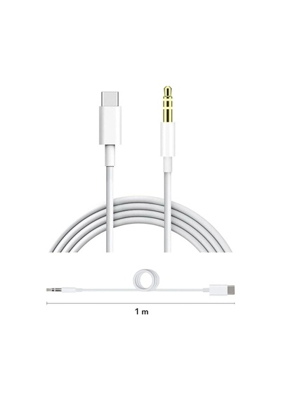 Type-c To 3.5 Mm Aux Audio Kablo Araç İçi Uyumlu Aux Kablosu Araç İçi Dönüştürücü