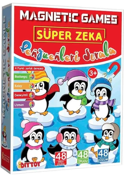 2397 Manyetik Magnet Penguenleri Sırala -dıytoys