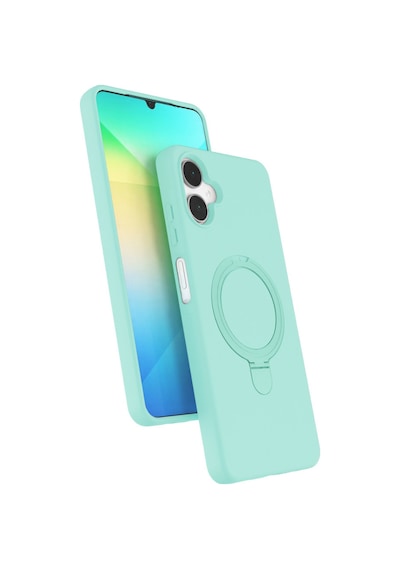 Samsung Galaxy A06 Uyumlu Regal Magsafe Standlı Kapak - Su Yeşili