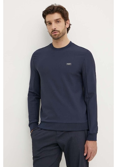 Guess Erkek Tech Stretch Cn Sweatshirt - Lacivert Lacivert