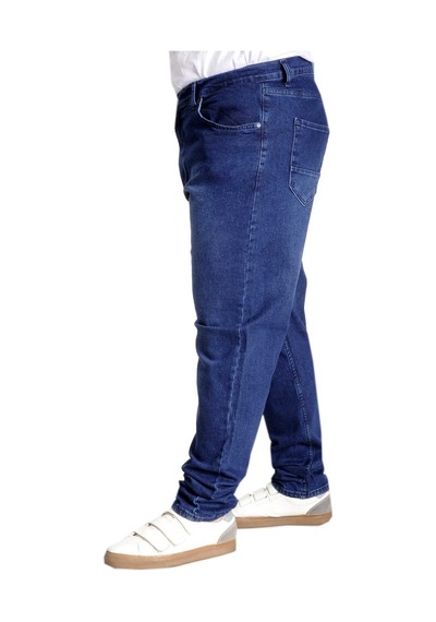 Mode Xl Büyük Beden Pantolon Kot Klasik Pure Star 23907 Mavi 001