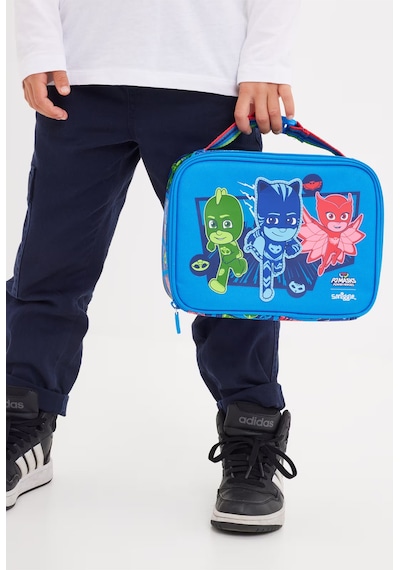 Smiggle Pj Masks Pija Maskeliler Isı Yalıtımlı Dikdörtgen Beslenme Çantası Mavi