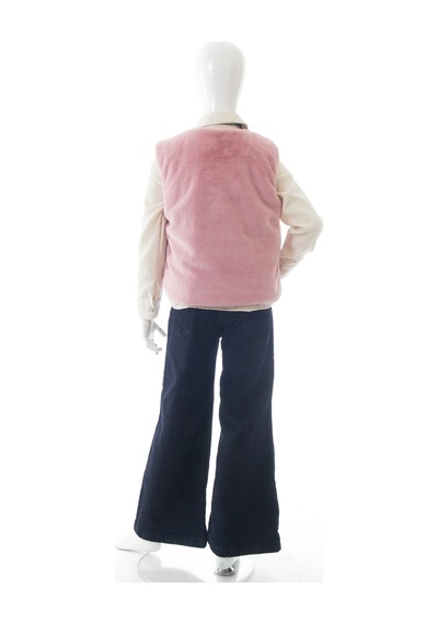 Xo Kids Kız Çocuk Folarlı 3lu Alt Üst Takım 7-14 Yaş 3953-4953 Pembe