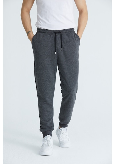 Twenty3 Erkek Basic 3 İplik Regular Fit Paçası Ribanalı Eşofman 001