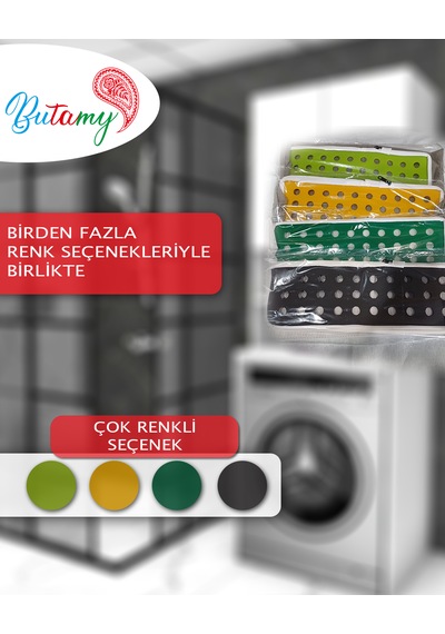 Silikon Tabanlı Çamaşır Makinesi Filesi Açık Yeşil
