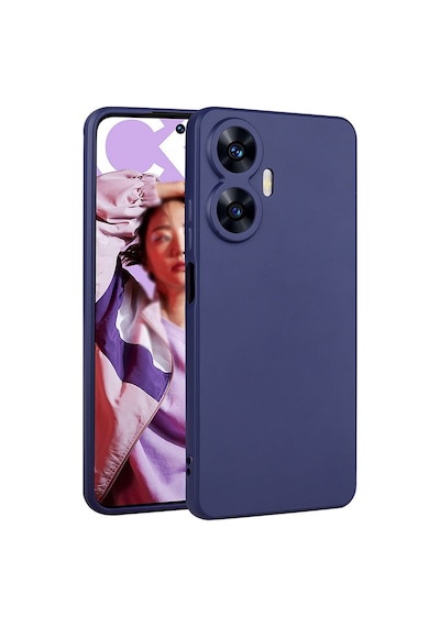 Zore Realme C55 Kılıf Nvth Premier Silikon Kapak - Gold