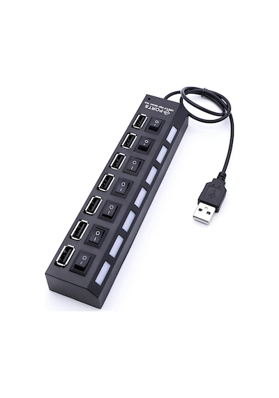 Daytona A4874-7 Portlu Usb 2.0 Hub Switch Çoklayıcı Çoğaltıcı