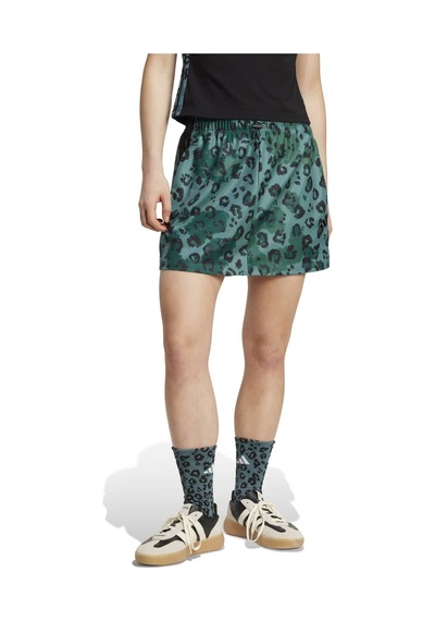 Adidas All Over Print Ski Kadın Yeşil Etek Yeşil
