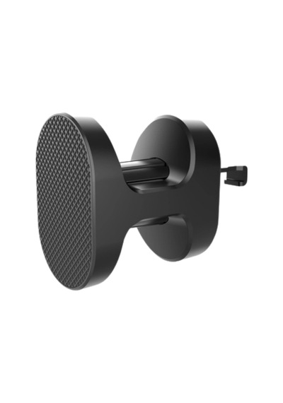Basic Ch23 6x Güçlendirilmiş Mıknatıslı Araç Içi Telefon Tutucu - Oval Ve Kare Metal Plakalı - Siyah