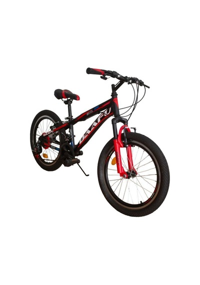 Sxc125 20 Double Jant 21 Vites V-brake Fren Tek Amortisörlü Bisiklet Kırmızı-siyah - 936397599 Kırmızı-Siyah