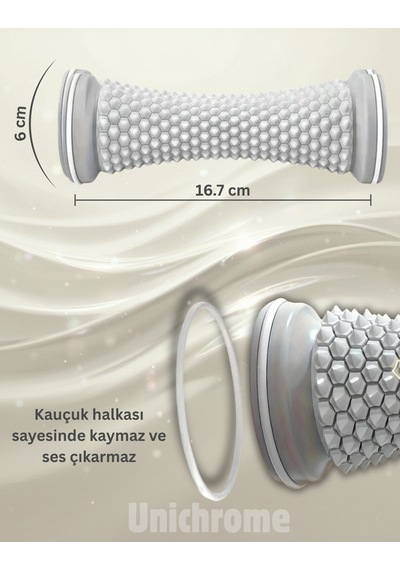 Ayak Masaj Silindiri - Derin Doku Masajı İçin Yüksek Performanslı Silindir Gri